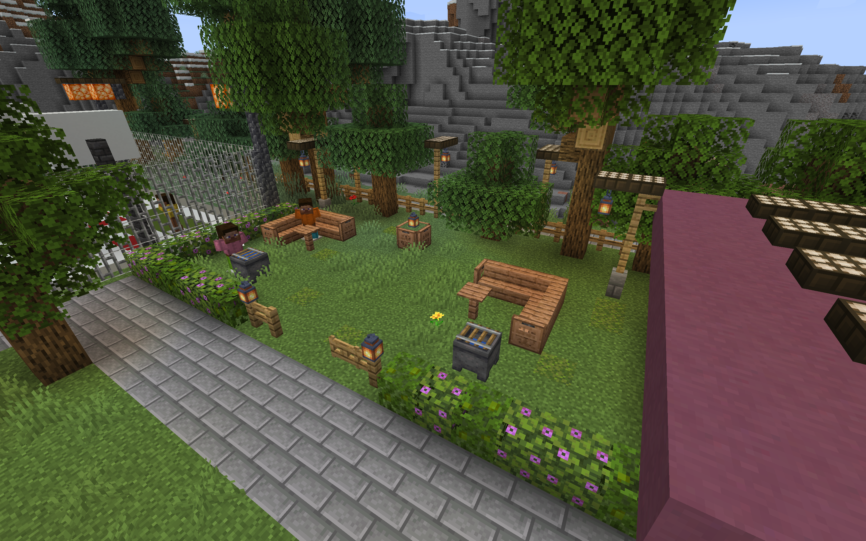 ASLA Minecraft Post-Event DASH Outdoor Cooking Space